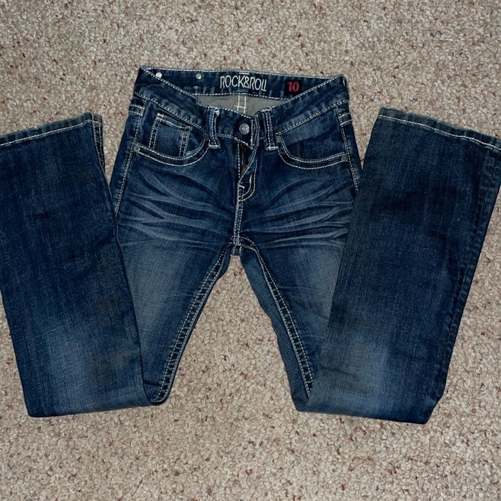 Rock and Roll Cowgirl jeans, size 10 (girls)
